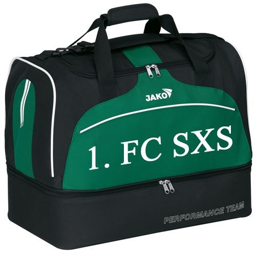 Vereinsnamen auf Tasche 