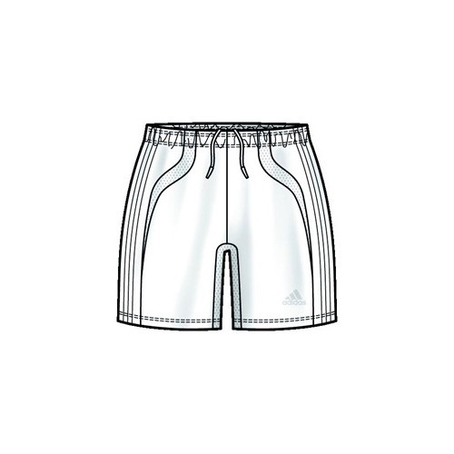 adidas Short CAMPO DAMEN (white/white) 