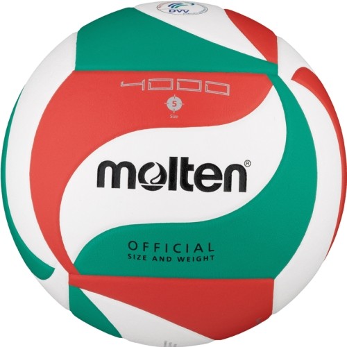 molten Volleyball V5M4000 (weiß/grün/rot) 