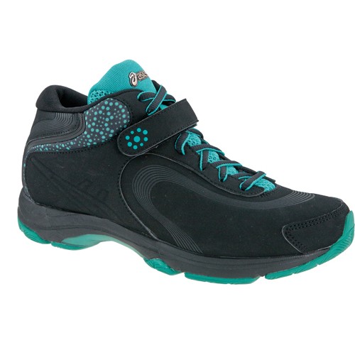 asics Damen-Fitnessschuh AYAMI-KETSUI (black/jade green/champagne) 