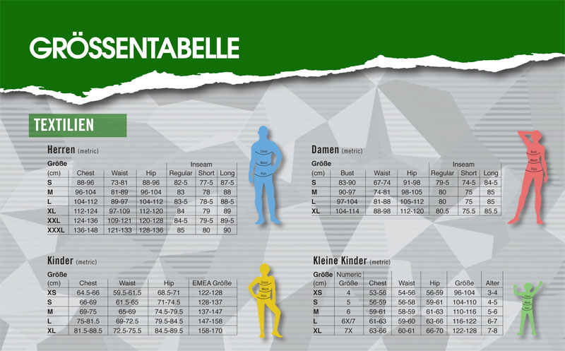 Tabelle Nike Größen