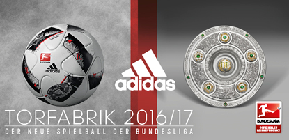 adidas Fussball TORFABRIK 2016-17 adidas Fussball TORFABRIK 2016-17